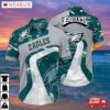 Philadelphia Eagles Splatter Wave Hawaiian Shirt