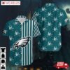 Philadelphia Eagles Stripes & Skulls Hawaiian Shirt