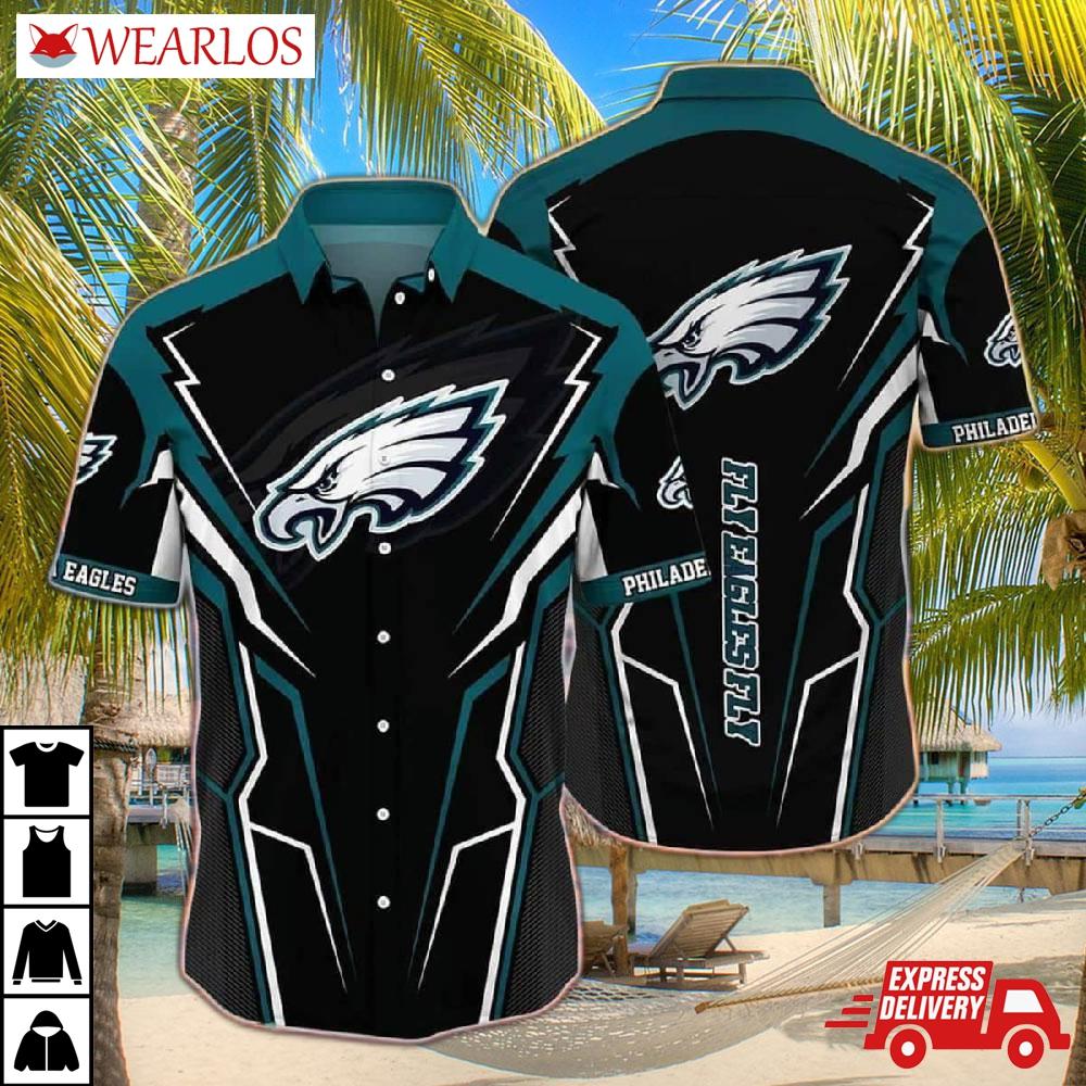 Philadelphia Eagles Thunder Strike Hawaiian Shirt