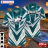Philadelphia Eagles V-shaped Geometric Hawaiian Shirt
