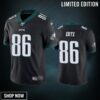 Philadelphia Eagles Zach Ertz Black 100th Season Vapor Limited Jersey