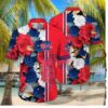 Philadelphia Phillies Bold Floral And Stripes Hawaiian Shirt