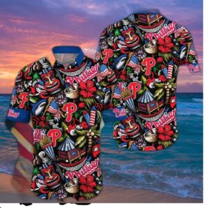 Philadelphia Phillies Carnival Fun Hawaiian Shirt
