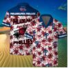 Philadelphia Phillies Coconut Tree Pattern Hawaiian Shirt