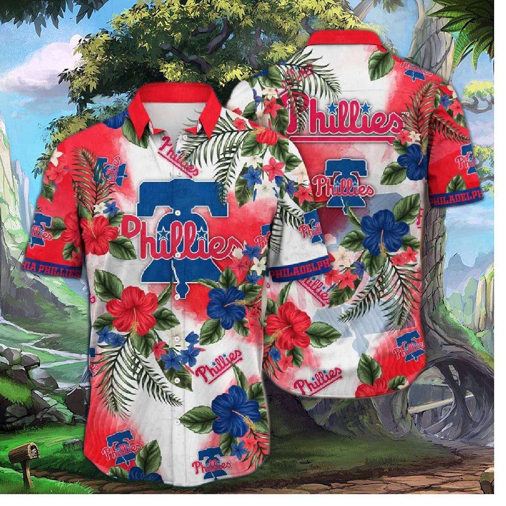 Philadelphia Phillies Hibiscus Dream Hawaiian Shirt