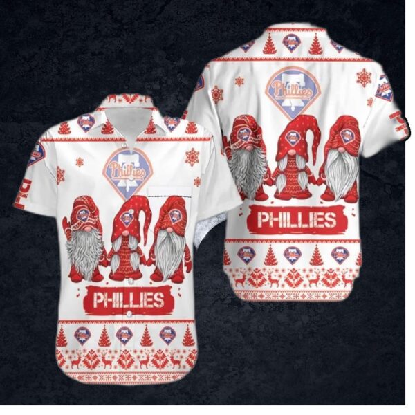Philadelphia Phillies Holiday Gnome Hawaiian Shirt