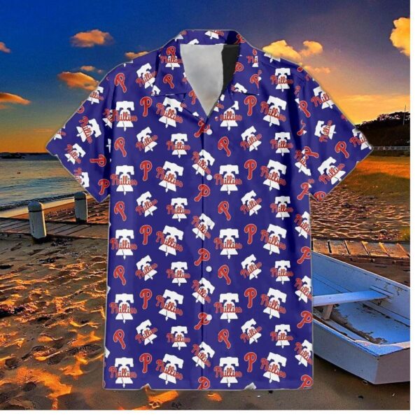 Philadelphia Phillies Iconic Logo Hawaiian Shirt
