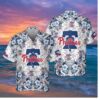 Philadelphia Phillies Liberty Bell Floral Hawaiian Shirt