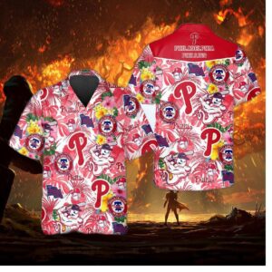 Philadelphia Phillies Tropical Vibes Hawaiian Shirt