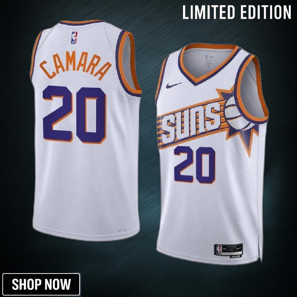 Phoenix Suns #20 Toumani Camara White 24 Association Edition Swingman Jersey