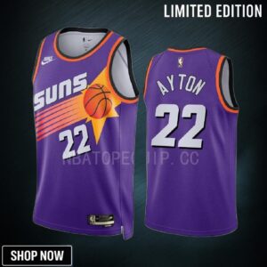 Phoenix Suns Deandre Ayton 22 -23 Classic Edition Purple Men Jersey Swingman