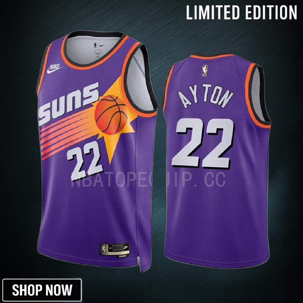 Phoenix Suns Deandre Ayton 22 -23 Classic Edition Purple Men Jersey Swingman