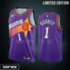 Phoenix Suns Devin Booker 1 -23 Classic Edition Purple Jersey Swingman