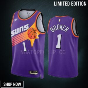 Phoenix Suns Devin Booker 1 -23 Classic Edition Purple Jersey Swingman
