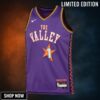 Phoenix Suns Nike City Edition Swingman Jersey - Purple Devin Booker Youth