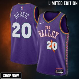 Phoenix Suns Nike City Edition Swingman Jersey - Purple Jusuf Nurkic Unisex