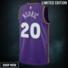Phoenix Suns Nike City Edition Swingman Jersey - Purple Jusuf Nurkic Unisex
