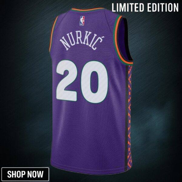Phoenix Suns Nike City Edition Swingman Jersey - Purple Jusuf Nurkic Unisex