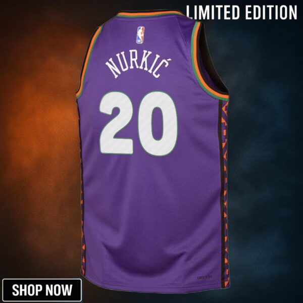 Phoenix Suns Nike City Edition Swingman Jersey - Purple Jusuf Nurkic Youth