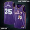 Phoenix Suns Nike City Edition Swingman Jersey - Purple Kevin Durant Unisex