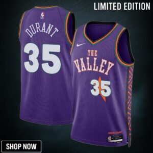 Phoenix Suns Nike City Edition Swingman Jersey - Purple Kevin Durant Unisex