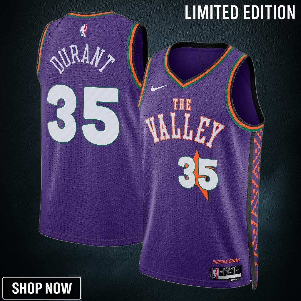 Phoenix Suns Nike City Edition Swingman Jersey - Purple Kevin Durant Unisex