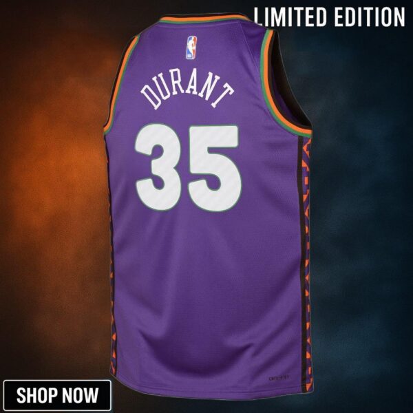 Phoenix Suns Nike City Edition Swingman Jersey - Purple Kevin Durant Youth