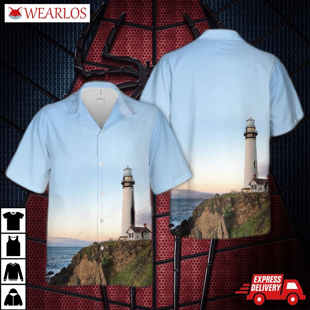Pigeon Point Lighthouse, Pescadero, California Hawaiian Shirt