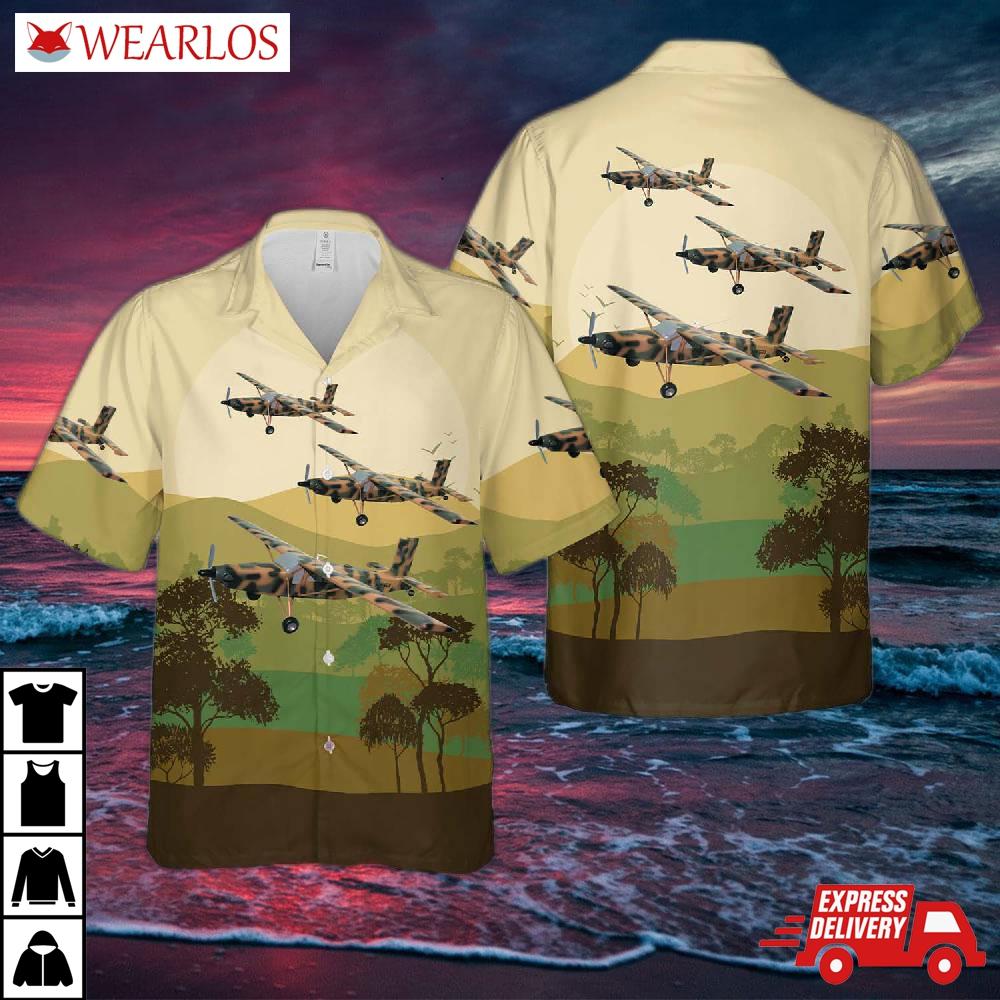 Pilatus Porter Australian Army Aviation Hawaiian Shirt