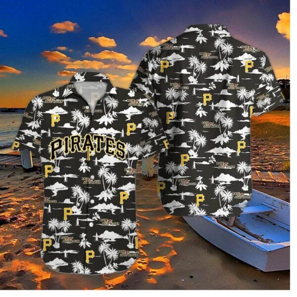 Pittsburgh Pirates Palm Island Hawaiian Shirt