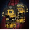 Pittsburgh Pirates Tropical Sunset Hawaiian Shirt