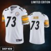Pittsburgh Steelers Carlos Davis 73 White Vapor Untouchable Limited Jersey