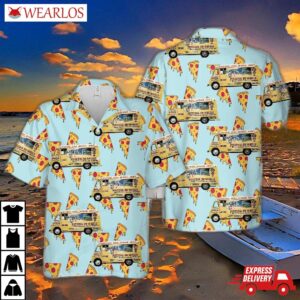 Pizza Food Truck Hawaiian Shirt