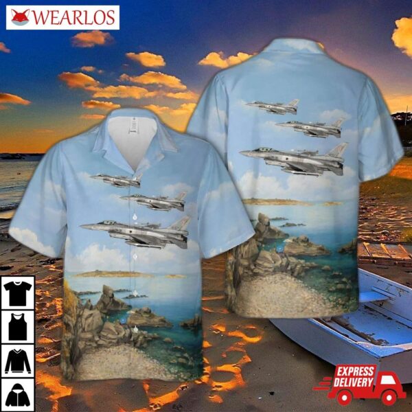 Polish Air Force F-16c Hawaiian Shirt