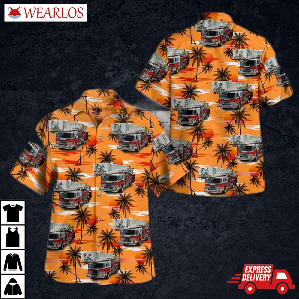 Poplar Bluff Fire Department Missouri Hawaiian Shirt