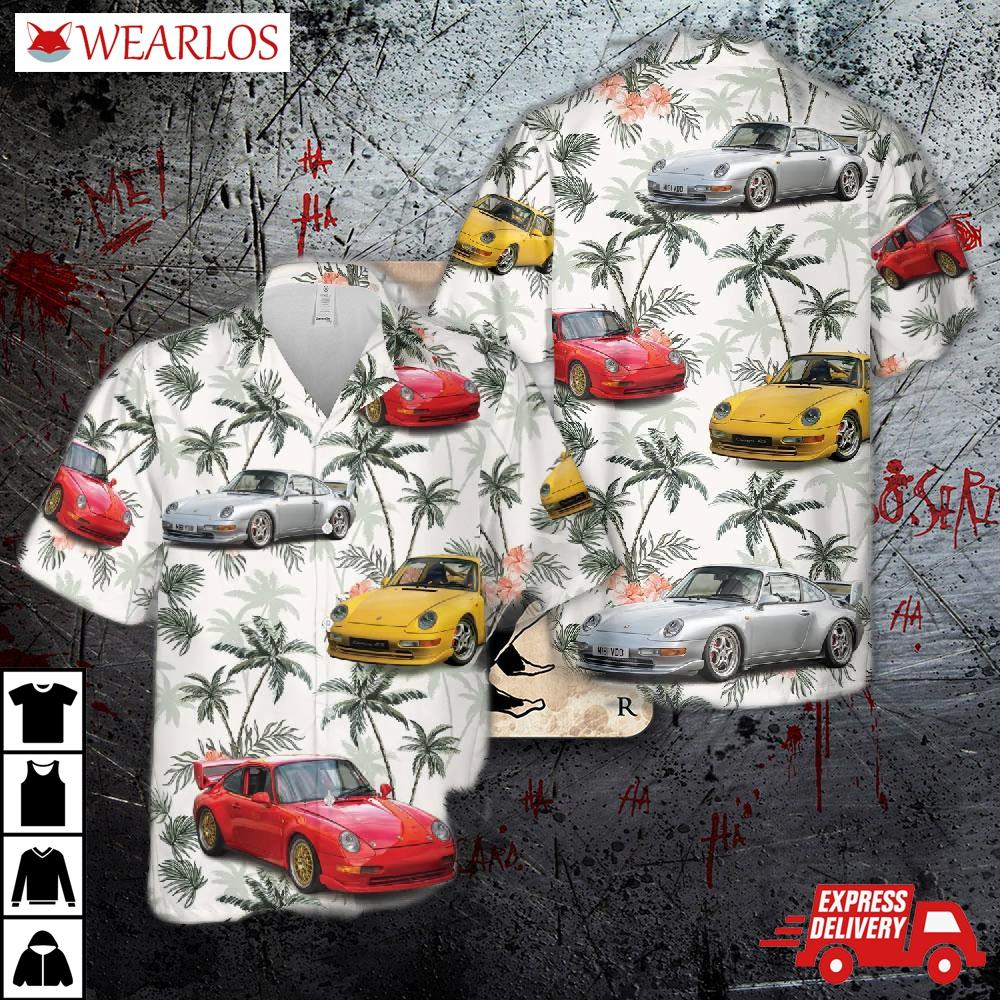 Porsche 911 Carrera Rs Clubsport Hawaiian Shirt