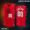 Portland Trail Blazers 00 Custom Statement Edition Men Jersey -23 Fast Break Player Red