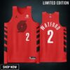 Portland Trail Blazers 2 Trendon Watford Red Jersey -23 Statement Edition