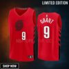 Portland Trail Blazers 9 Jerami Grant Statement Edition Men Jersey -23 Fast Break Player Red
