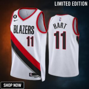 Portland Trail Blazers Josh Hart 11 -23 Association Edition White Jersey Swingman