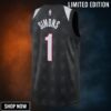 Portland Trail Blazers Nike City Edition Swingman Jersey - Black Anfernee Simons Unisex