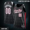 Portland Trail Blazers Nike City Edition Swingman Jersey - Black Scoot Henderson Unisex