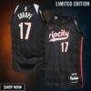 Portland Trail Blazers Nike City Edition Swingman Jersey - Black Shaedon Sharpe Youth