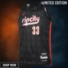 Portland Trail Blazers Nike City Edition Swingman Jersey - Black Toumani Camara Youth