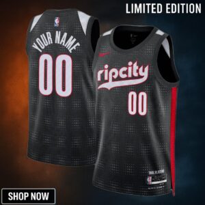 Portland Trail Blazers Nike City Edition Swingman Jersey - Custom Unisex