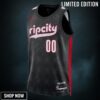 Portland Trail Blazers Nike City Edition Swingman Jersey - Custom Unisex