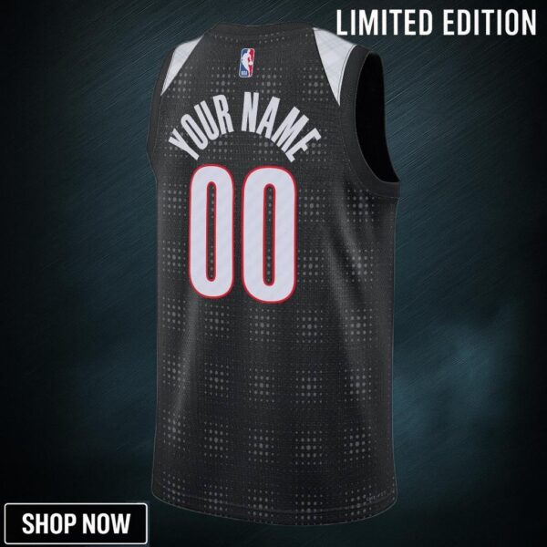 Portland Trail Blazers Nike City Edition Swingman Jersey - Custom Unisex