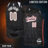 Portland Trail Blazers Nike City Edition Swingman Jersey - Custom Youth