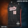Portland Trail Blazers Nike City Edition Swingman Jersey - Custom Youth