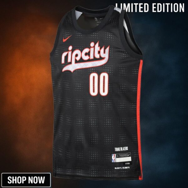 Portland Trail Blazers Nike City Edition Swingman Jersey - Custom Youth